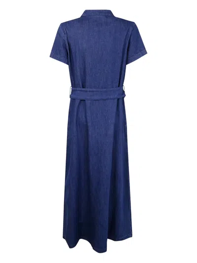 Apc A.p.c. Women Denim Annelie Dress In Blue