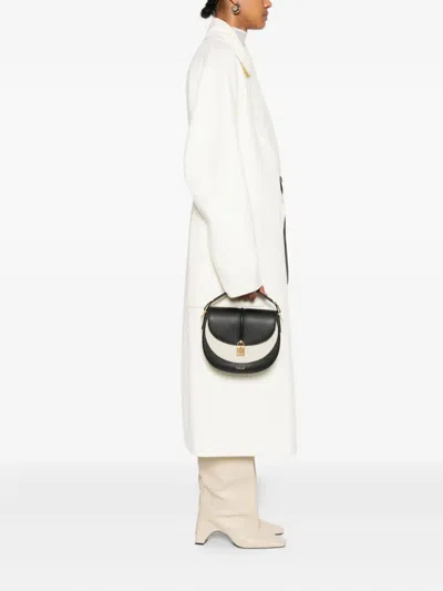 Demellier Small The Siena Saddle Half-moon Padlock Bag