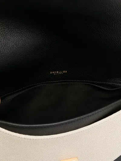 Demellier Small The Siena Saddle Half-moon Padlock Bag