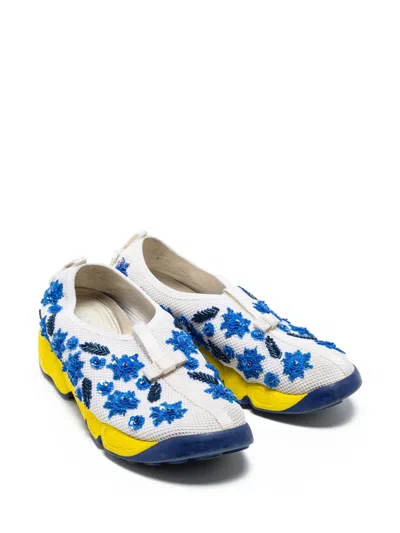 Pre-owned Dior Fusion Embellished Sneakers