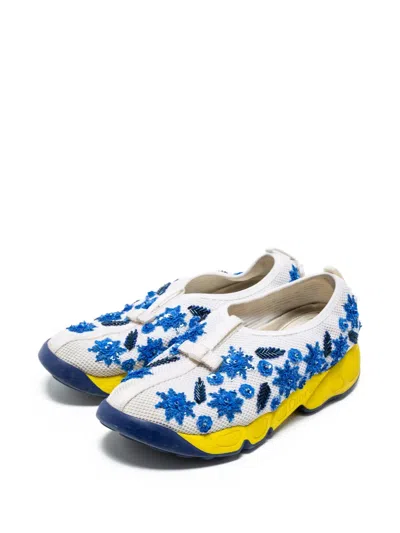 Pre-owned Dior Fusion Embellished Sneakers
