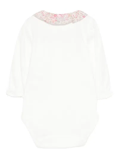 Tartine Et Chocolat Floral-collared Body In White