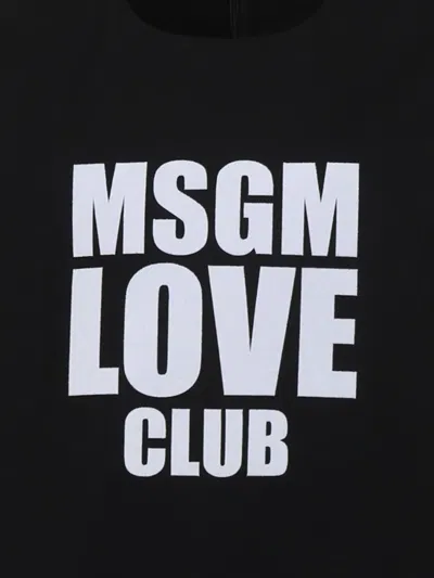 LOGO印花荷叶边连衣裙