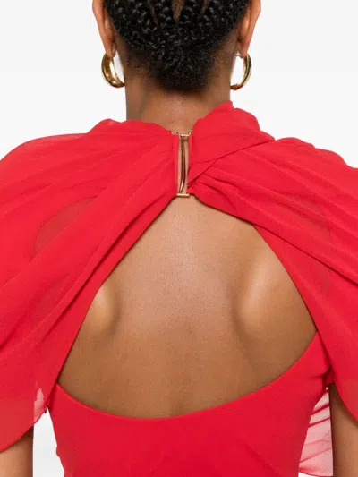 Jacquemus La Robe Castagna Mini Dress In Red