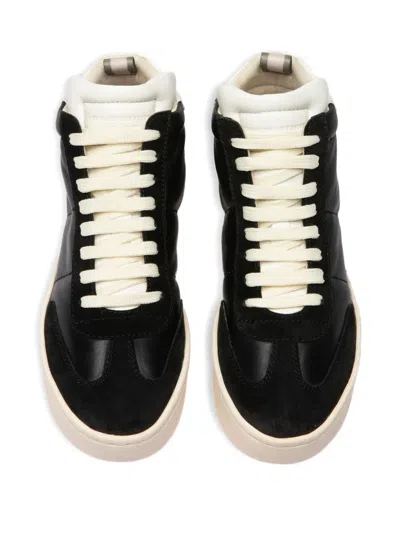 Officine Creative Leather Sneakers In Black