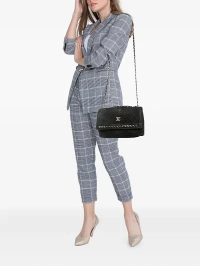 Pre-owned Chanel Cc Suede Shoulder Bag