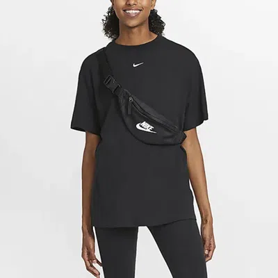 Nike Plus Size Sportswear Oversized Short-sleeve T-shirt In Black