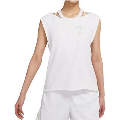Nike (wmns) As W Nk Si Top Birch Heather In White