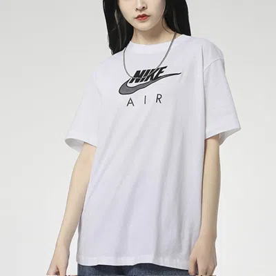 Nike (wmns)  Air Logo Casual Sports Short Sleeve White T-shirt