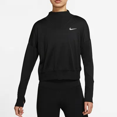 Nike (wmns)  Running Training Pullover Sports Long Sleeves Black T-shirt