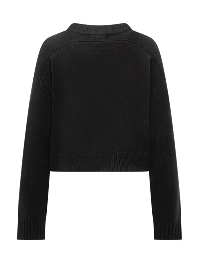 Loulou Studio Oversized Sweater In Black