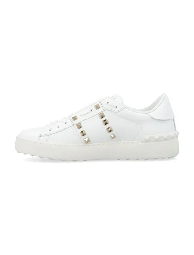 Valentino Garavani Rockstud Untitled Sneaker In White