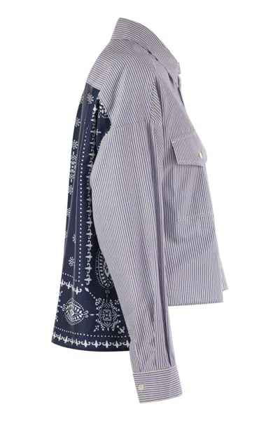 Weekend Max Mara Striped-pattern Shirt In Blue