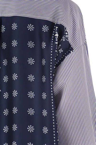 Weekend Max Mara Striped-pattern Shirt In Blue