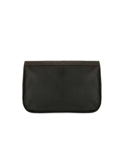 Barbour Tarras Wax Olive Green Crossbody Bag