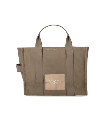 Marc Jacobs The Medium Tote Slate Green Bag In Brown