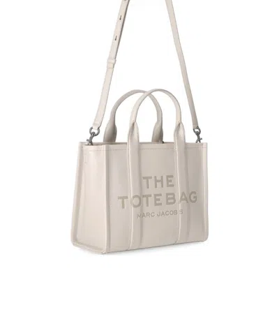 Marc Jacobs The Leather Medium Tote Cotton Handbag