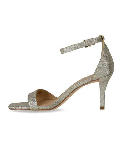Michael Kors Glitter-embellished Sandals In Neutral
