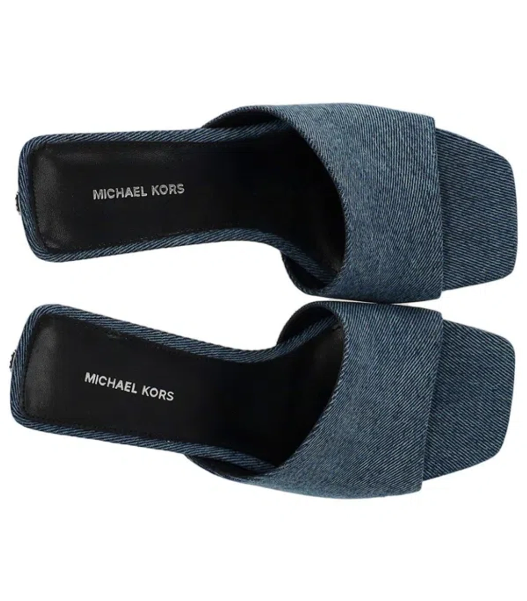 【送料&関税込】Michael Kors Merriam Wedge In Jeans Fabric Michael Kors Merriam Wedge In Jeans Fabric In Union Wash