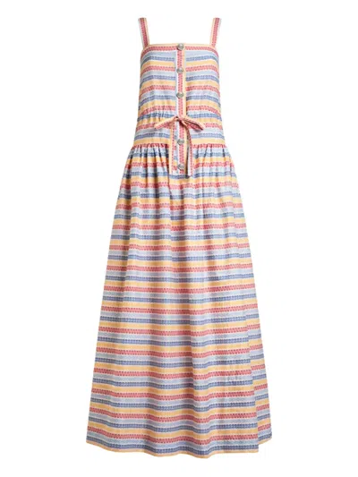 Etro Striped Dress In Multi