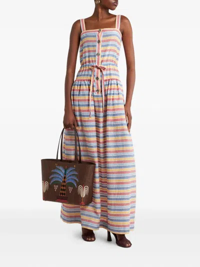 Etro Striped Dress In Multi