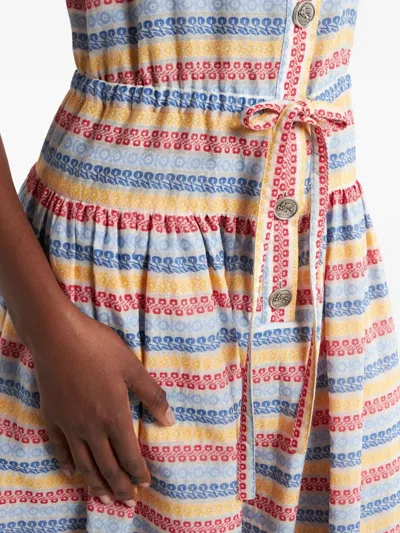 Etro Striped Dress In Multi