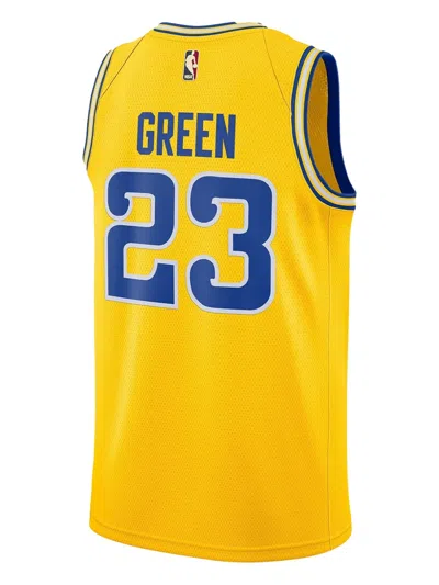 Nike Nba Gsw Hardwood Classics Jersey In Yellow