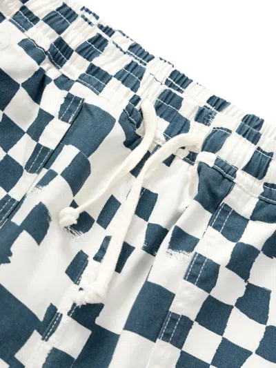 Service Works Chef Check-pattern Drawstring Trousers