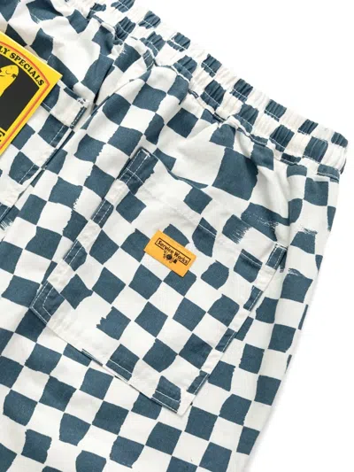 Service Works Chef Check-pattern Drawstring Trousers