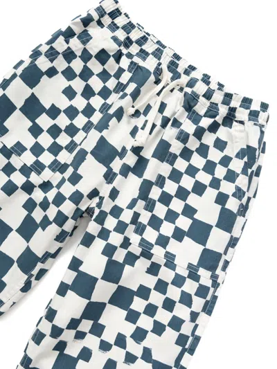 Service Works Chef Check-pattern Drawstring Trousers