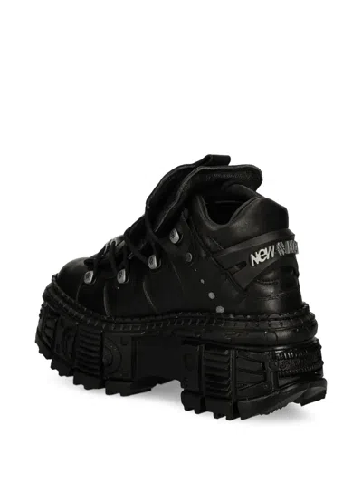 New Rock Lace-up Platform Sneakers