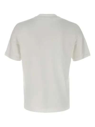 Diktat Side-slit Crew-neck T-shirt In White