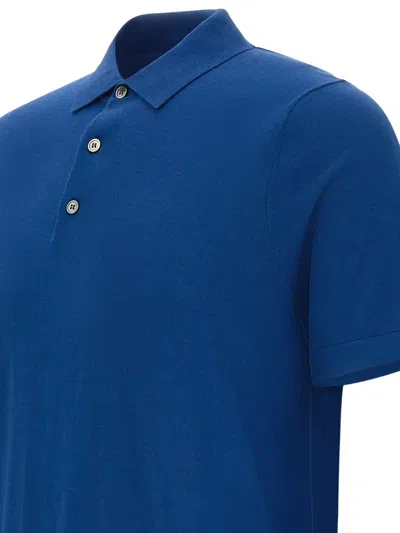 Diktat Cotton Polo Shirt In Blue