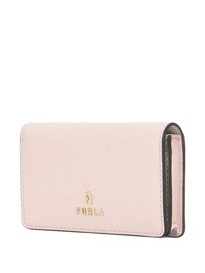 Furla Camelia Card Holder In Pink