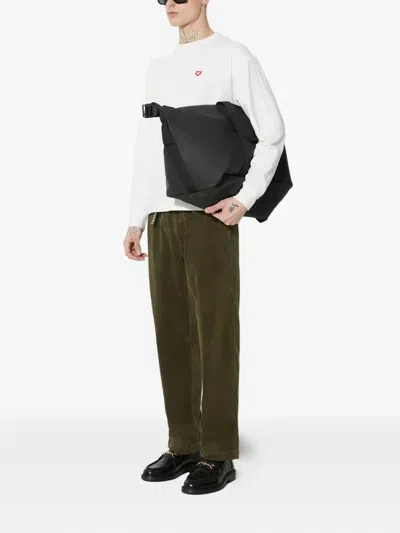 Human Made Corduroy-wale Trousers In Green