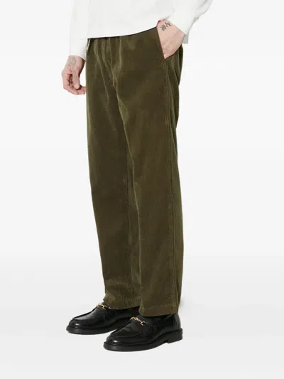 Human Made Corduroy-wale Trousers In Green