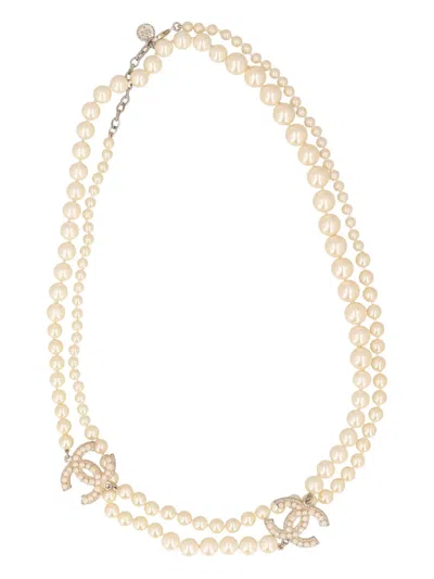 Pre-owned Chanel Cc Logo-charm Necklace