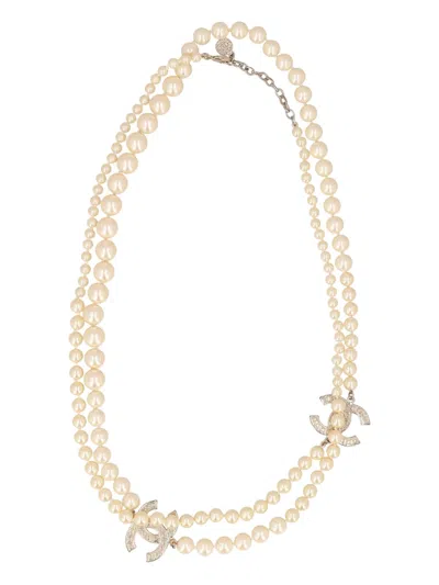 Pre-owned Chanel Cc Logo-charm Necklace