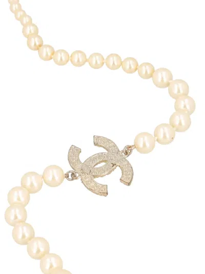 Pre-owned Chanel Cc Logo-charm Necklace