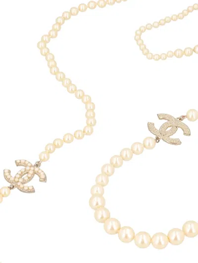 Pre-owned Chanel Cc Logo-charm Necklace