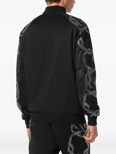 Philipp Plein Chain-embellished Track Jacket In Black