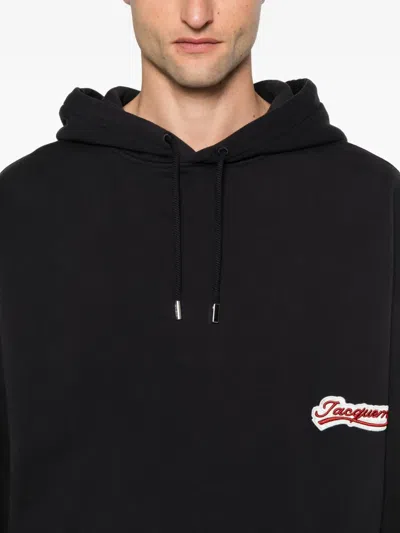Jacquemus Cotton Sweatshirts In Black