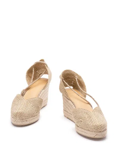 Castaã±er 70mm Cora Espadrilles In Neutral