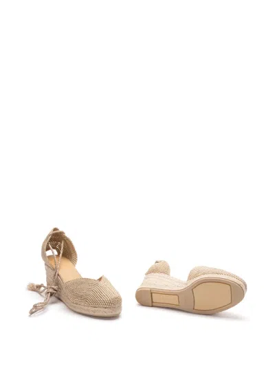 Castaã±er 70mm Cora Espadrilles In Neutral