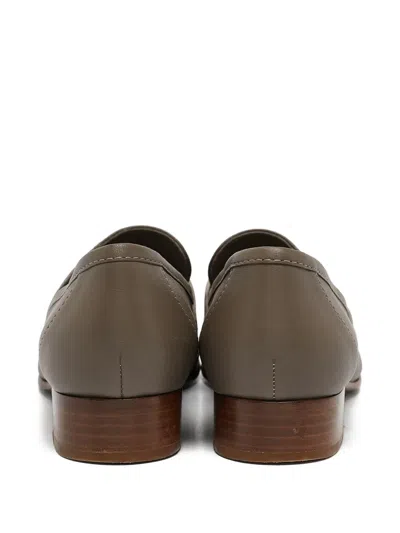 Pre-owned Hermes Kelly Leather Loafers