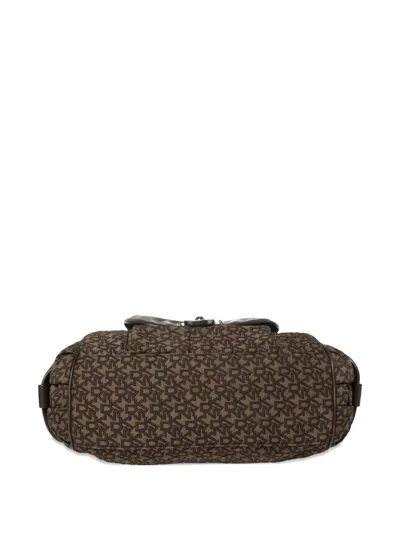 Pre-owned Dkny Vintage  Monogram Satchel Bag