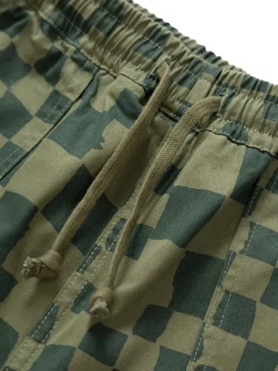 Service Works Chef Check-pattern Drawstring Trousers