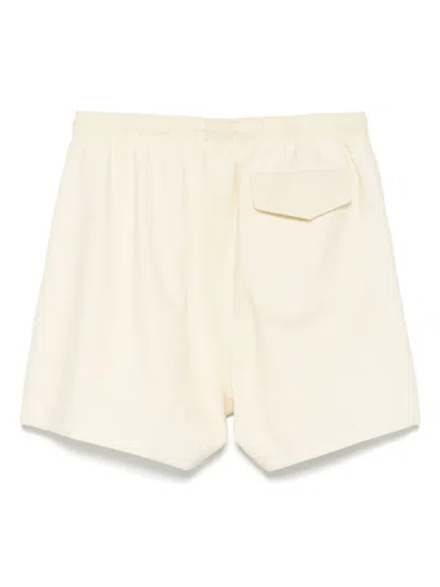 Auralee Wool-blend Shorts In Neutral