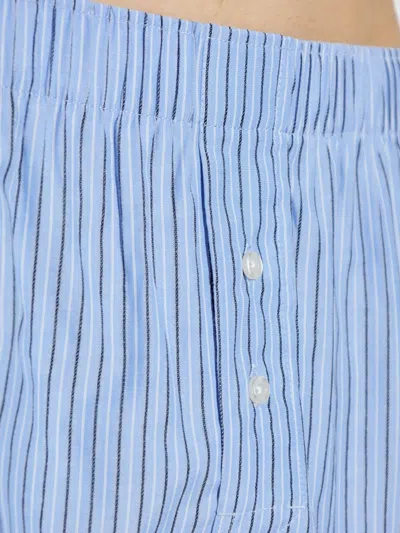 Paul Smith Striped Boxers In Blue