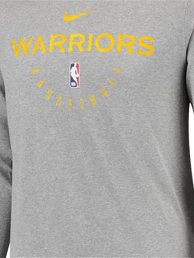 Nike Nba Golden State Warriors "grey" T-shirt In Gray
